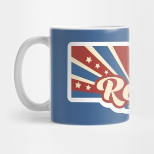 Resist with Indivisible Gainesville - Stars and Stripes Mug